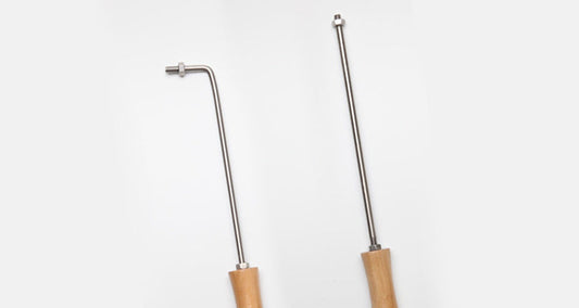 Fire-heated branding iron