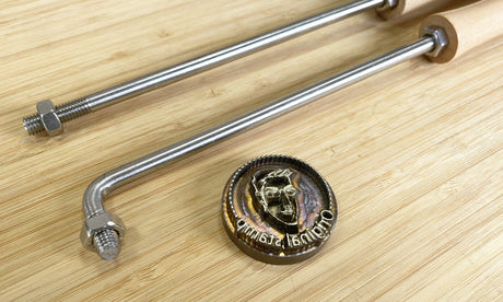 fire-heated branding irons