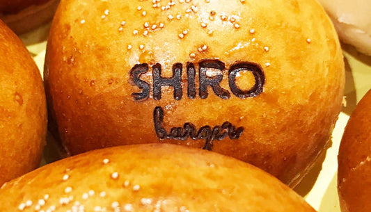Logo branded on burger buns