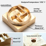 Custom Brass Hand-Stamp Kit