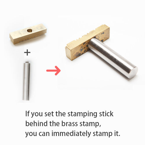 Custom 304 Stainless Steel Hand-Stamp Kit