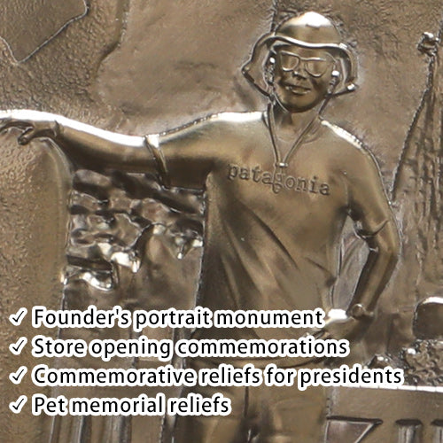 Custom Brass Photo Bas‑Relief