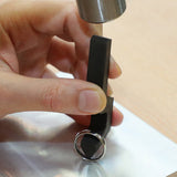 Custom Ring Stamps for Jewelry (SKD11 Tool Steel, Curved Face)