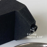 Custom Ring Stamps for Jewelry (SKD11 Tool Steel, Curved Face)